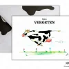 bijna vergeten Nr 34 koeienkaarten koe cartoon