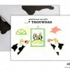 gefeliciteerd met jullie e trouwdag Nr 47 koeienkaart koe cartoon